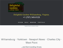 Tablet Screenshot of delightfulgardens.com